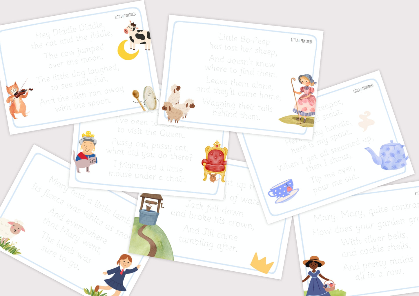 Nursery Rhyme Tracing